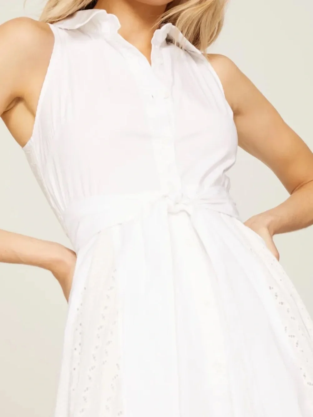 Marissa Webb Classic Sleeveless White Dress Excellent condition size 12